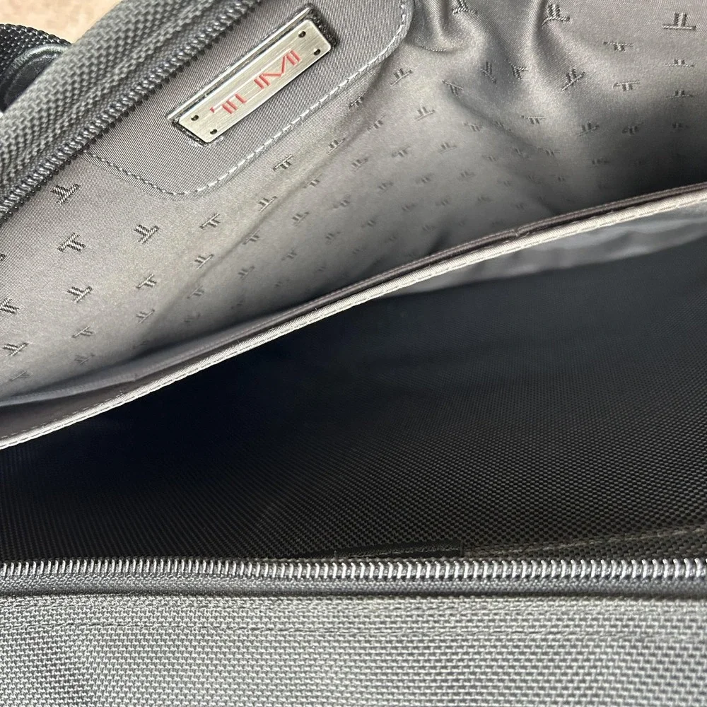 Tumi Laptop Bag Alpha Expandable Organizer Brief 26141D4 Black‎ Ballistic Nylon
